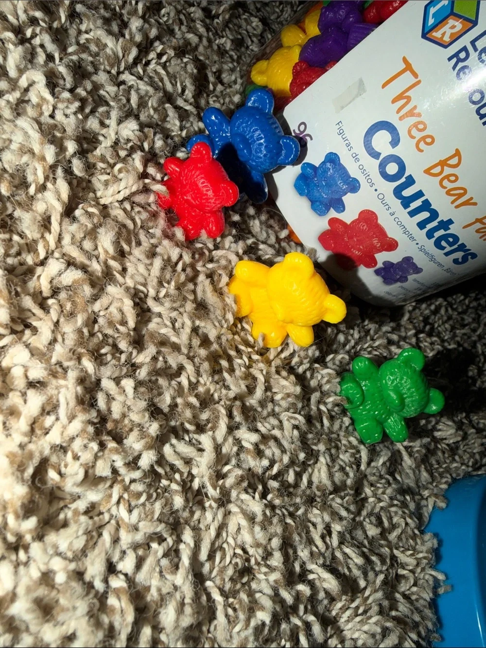 Learning Resources Three Bear Family Counters - Multicolor Counting Bears